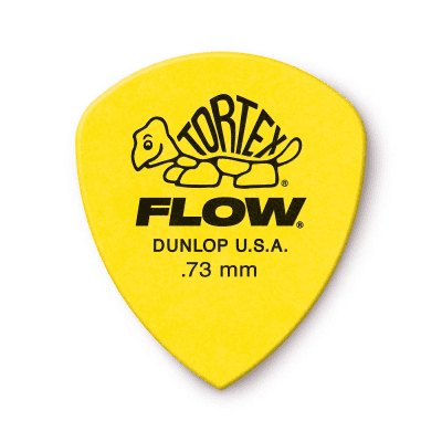 Dunlop 558P73 Tortex Flow .73mm Guitar Picks (12-Pack)