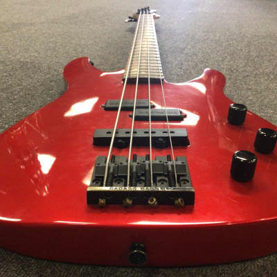 Used Peavey B-NINETY Bass Guitars Red image 5