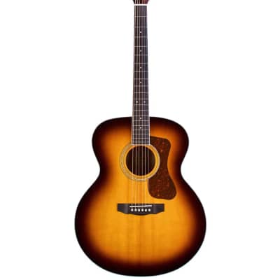 Pre Owned Guild F-250E Deluxe Jumbo Maple Acoustic-Electric Guitar - Antique Burst Gloss | New image 2