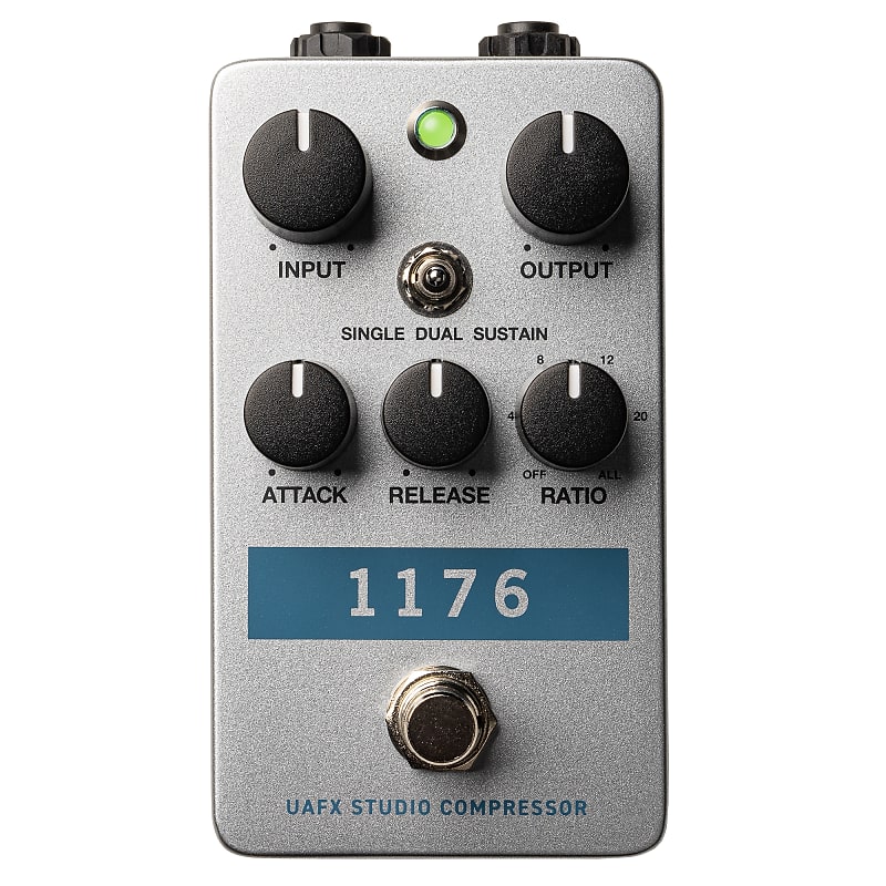 Universal Audio UAFX 1176 Studio Compressor Guitar Effect Pedal image 1