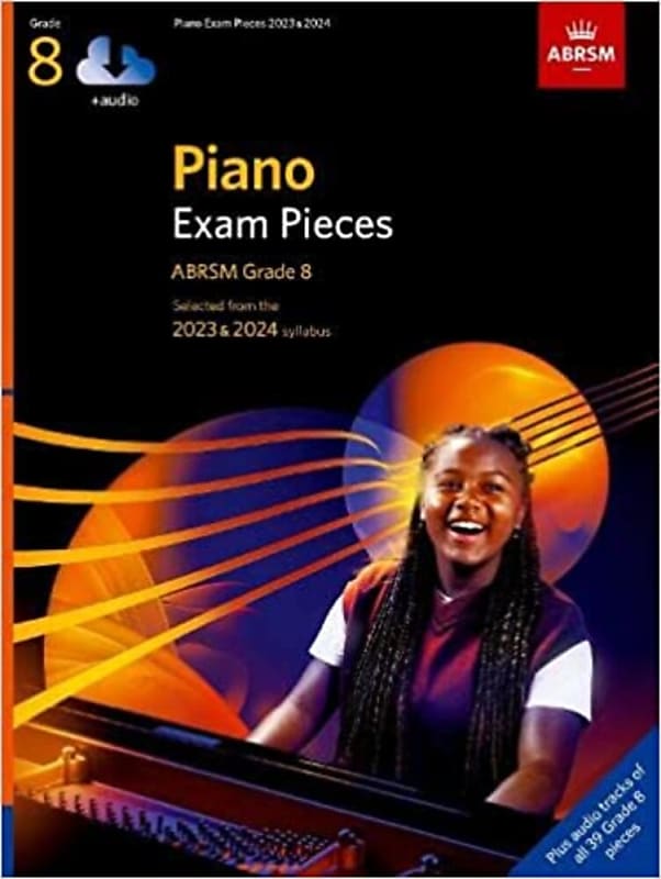 ABRSM Piano Exam Pieces: 2023-2024 (Grade 8) Book And Audio | Reverb