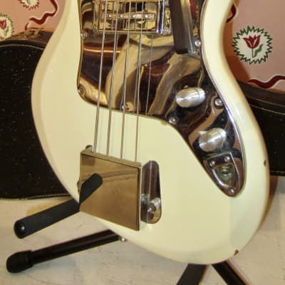 Sekova US-25 TITAN Solidbody Bass 1960s - White for sale