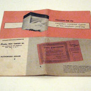 1959 Premier/Sorkin amp and guitar catalog image 10
