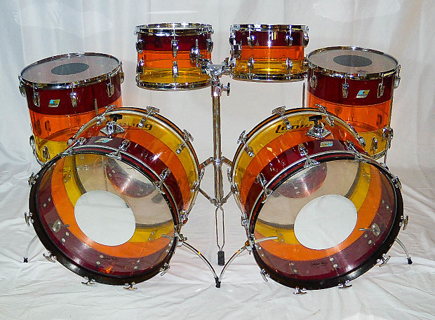 ludwig vistalite bass drum