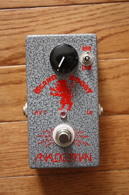 Analogman Beano Boost Treble Booster Pedal | Reverb