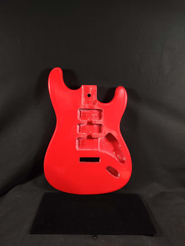 Southwest Acoustics Stratocaster Style Body 2023  - Gloss Red image 1