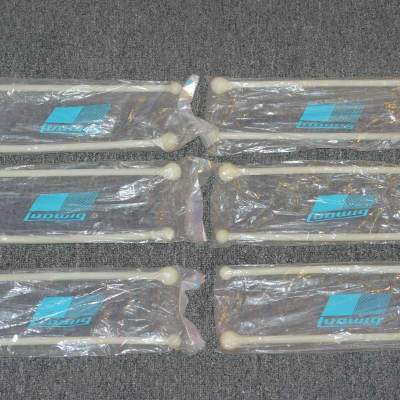 Ludwig Hard Nylon Bell Lyra Mallets x 6 pairs image 2