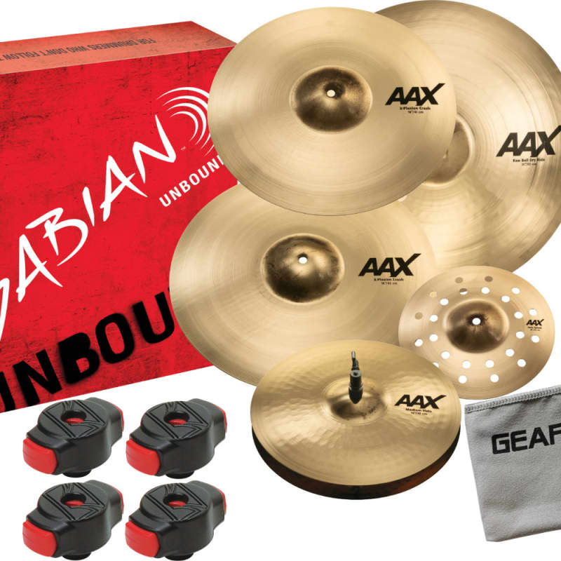 Sabian 15005XCNP HHX Complex Promotional Set Cymbal Pack w/ Cloth