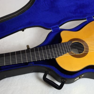 RARE 1989 Michael Menkevich Custom 10-String Classical Harp Guitar, Spruce/Brazilian, w/Case image 18