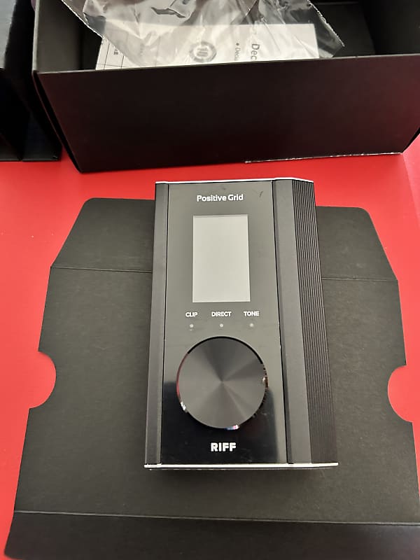 POSITIVE GRID RIFF BLACK PORTABLE GUITAR INTERFACE | eBay