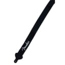 Fender 2  Polyester Guitar Strap, 31-54  Adjustable Length, Black with White Logo