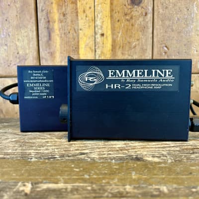 Emmeline HR-2 Dual High Resolution Headphone Amp - Black image 2