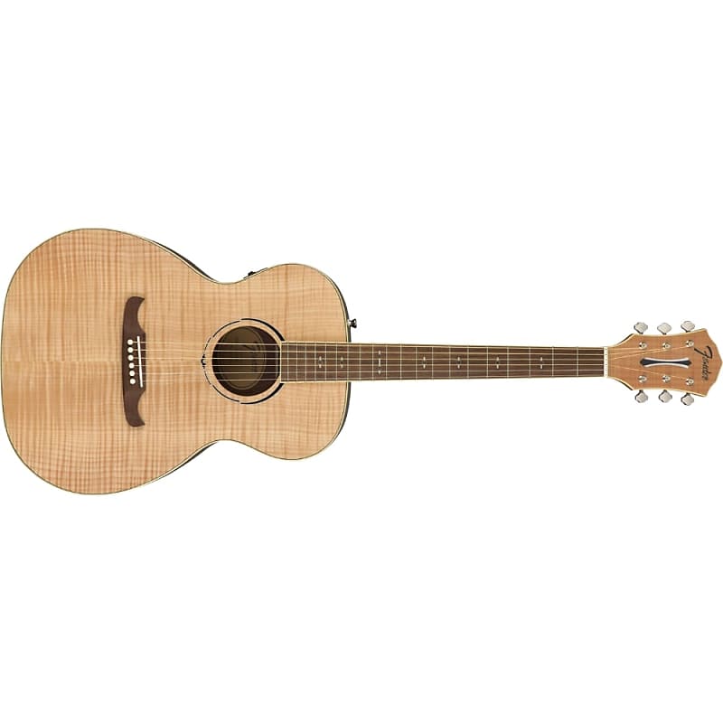 Fender FA-235E Concert Acoustic Guitar, Walnut Fingerboard, Natural, 0971252021 image 1