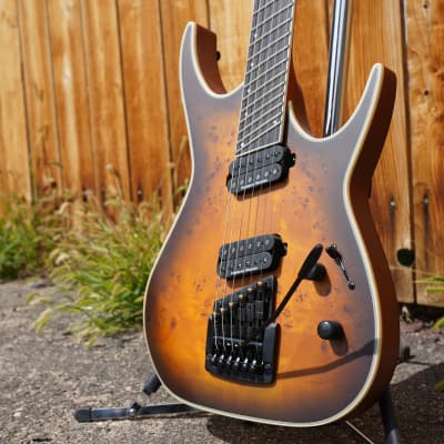 Dean EXILE Select-6 Multiscale Kahler Burl Maple 6-String Electric Guitar (2021) image 6