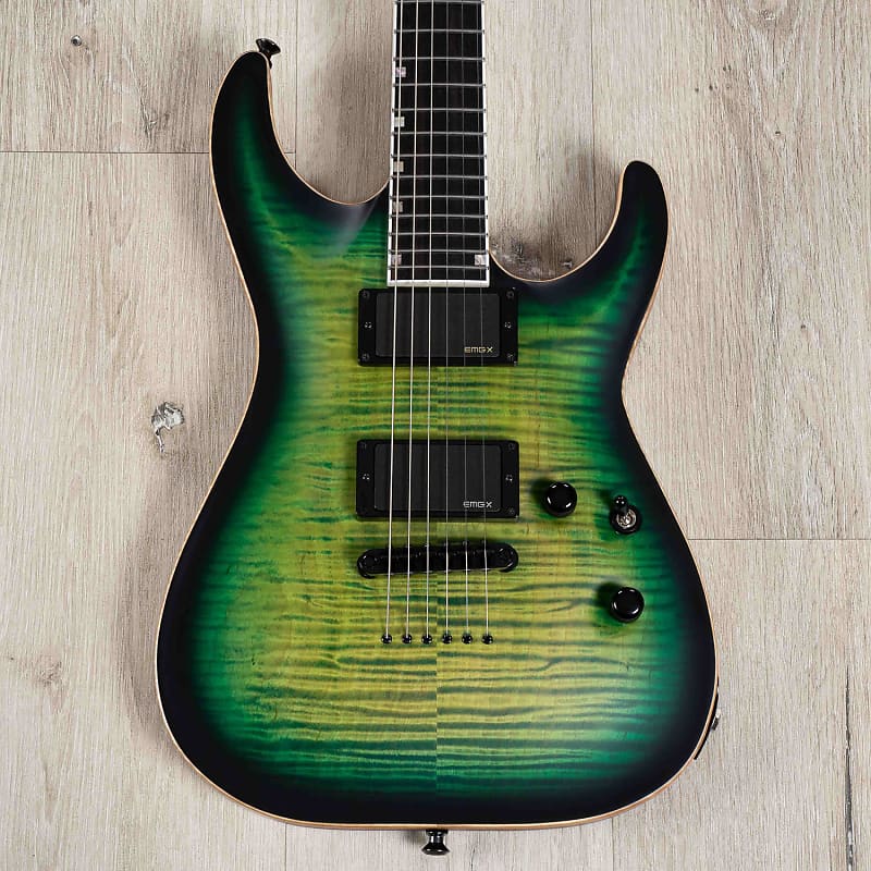 ESP USA Horizon-II Guitar, Flame Maple Top, EMG 81-X / 85-X