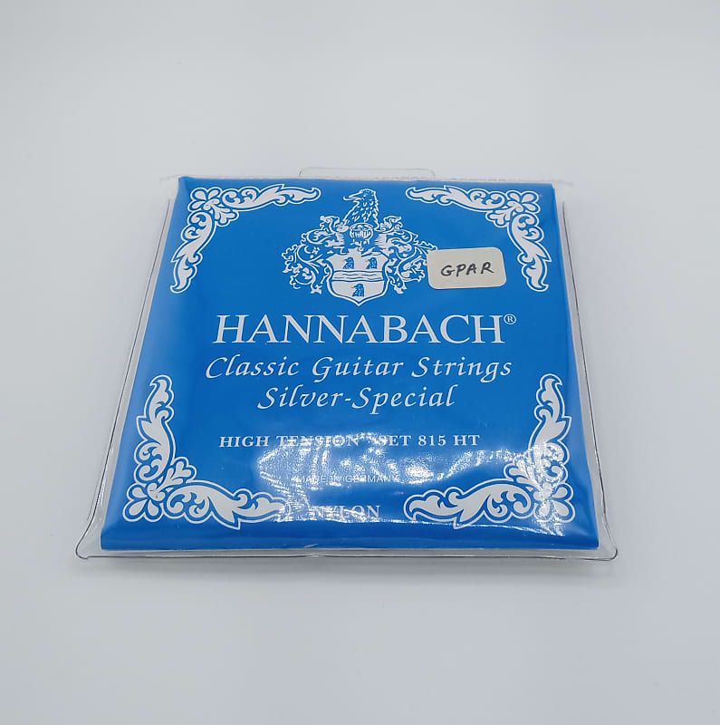 Hannabach 815 Classical Guitar Strings High Tension | Reverb