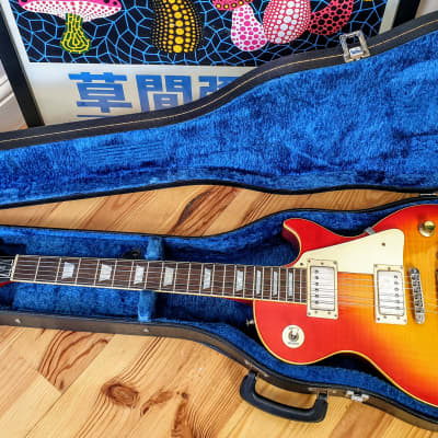 Greco EG850 Singlecut 1989 Cherry Burst Light Lightweight + Case | Reverb UK