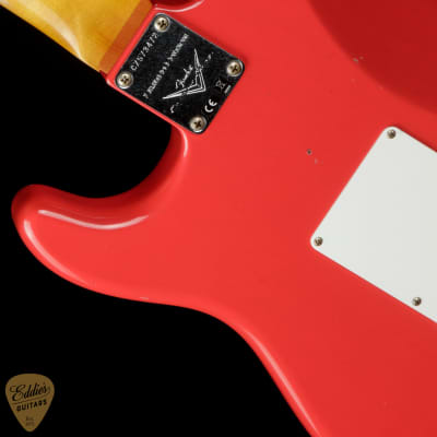 Fender Custom Shop Limited '62/'63 Stratocaster Journeyman Relic - Aged Fiesta Red image 11