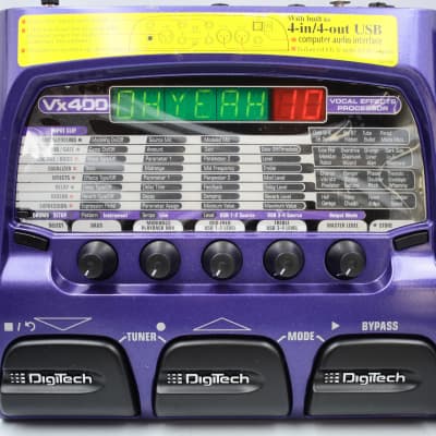 DigiTech Vx400 Vocal Effects Processor | Reverb