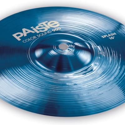 Paiste 10 inch Color Sound 900 Blue Splash Cymbal image 1