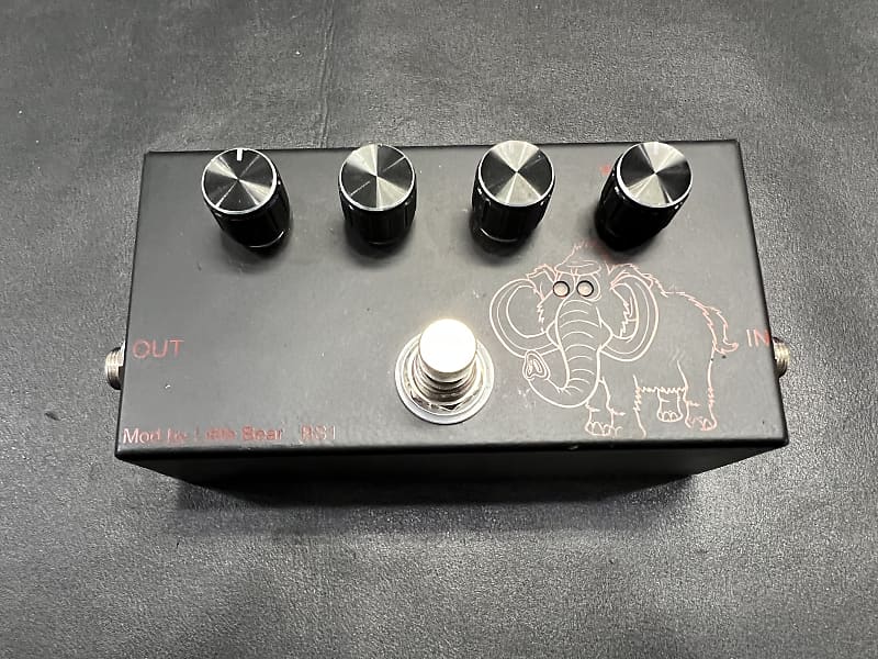 Mod by Little Bear BS1 エフェクター Mod By Little Bear BS1 Black (Zvex Wooly Mammoth Clone) Bass