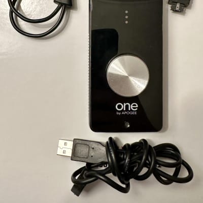 Apogee ONE 1x2 24-Bit 48kHz Portable USB Audio Interface 2010s - Black image 5