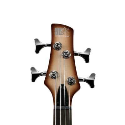 Ibanez SR300ECCB 4-String Electric Bass - Charred Champagne Burst image 10