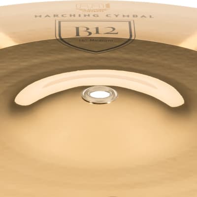 Meinl 16" Professional Marching Hand Cymbals B12 (Pair) image 4