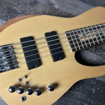 Butterfly Five String Bass Neck Tru 2020 - Natural image 5