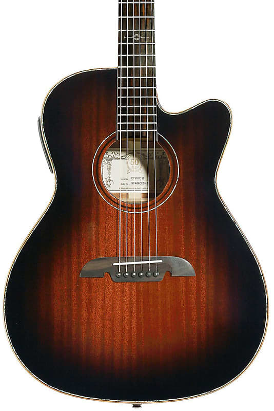 Alvarez Masterworks OM Acoustic-Electric Guitar w/Cutaway image 1