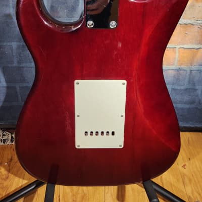 Johnson S-Style Electric Guitar Red New Strings Set Up image 16