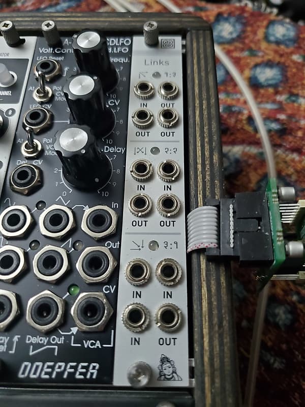 Mutable Instruments Links, Buffered Multiple and Mixer. Eurorack Module,  4hp.