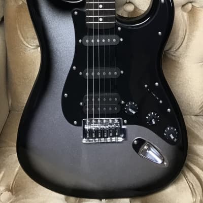 Fender Starcaster Stratocaster - Silver burst | Reverb