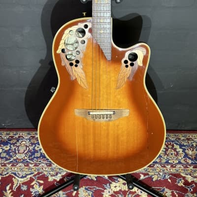 Ovation 1985 USA Collector's Series Autumn Burst Electro Acoustic Guitar image 2