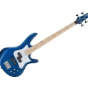 Ibanez SRMD200SBM SR Mezzo 4-String Electric Bass - 32" Scale - Sapphire Blue Metallic - Used