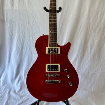 Anthem PST20 LP Style Single Cutaway Electric Guitar 2009 - Translucent Red for sale