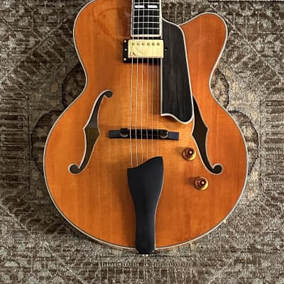 Eastman AR580CE-HB Archtop Electric in Honeyburst w/ Case, Pro Setup #0815 image 2