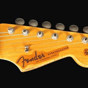 2013 Fender Stratocaster 1956 Custom Shop Relic 56 Strat Black image 12