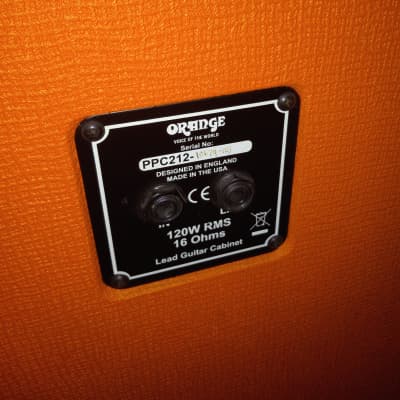 Orange PPC212 120-Watt 2x12" Guitar Cabinet 2010s Orange image 2