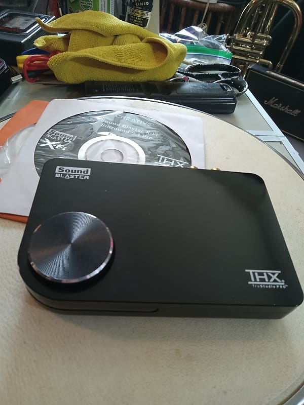 Soundblaster X Fi surroundsound 2012 - BLACK  			