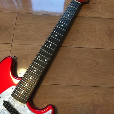 Fujigen FGN JMG6R Mustang Made in Japan Candy Apple Red | Reverb