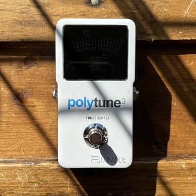 (17437) TC Electronic Polytune 3 Polyphonic Tuner Pedal 2017 - Present - White image 1