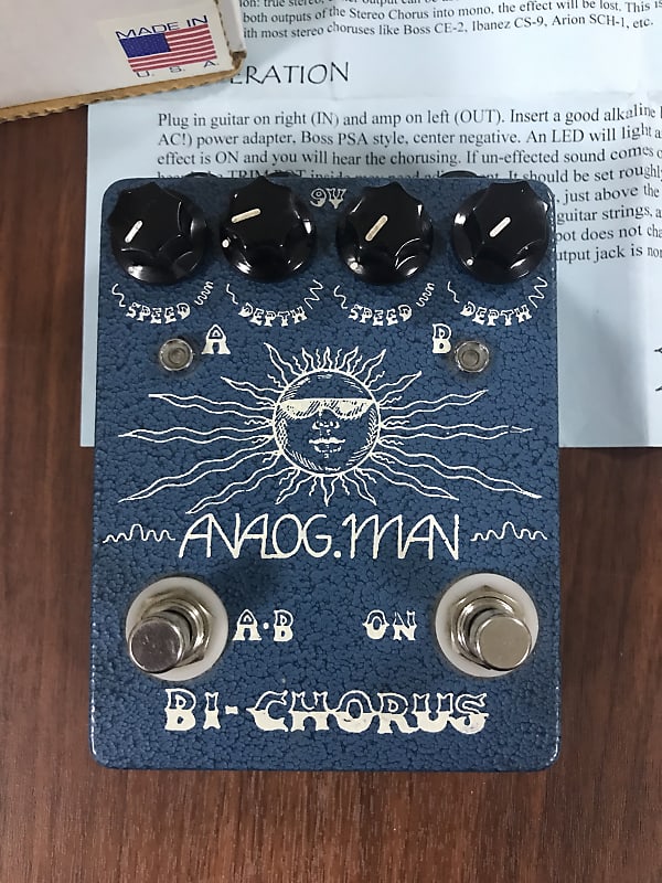 Analogman Bi-Chorus Pedal