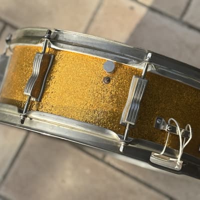 Ludwig Super Classic WFL - 1955/1959 - 14" x 5" - Gold Sparkle - NOB image 3