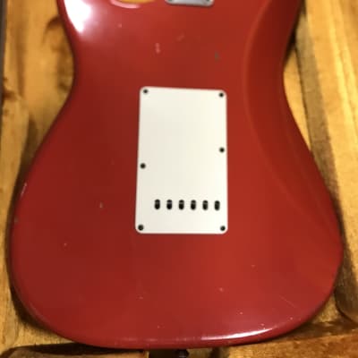 Fender  Stratocaster relic messe Yuriy Shishkov Masterbuilt 1960 Red image 16
