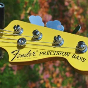 Fender Squier pj Precision Bass 2006 Gibson TV Yellow KUSTOM image 18
