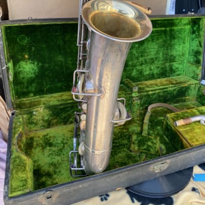 1922 Buescher True Tone Low Pitch Saxophone image 6
