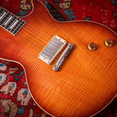GIBSON USA Custom Shop 58' R8 Les Paul Standard *Hand Picked Top "Iced Tea Burst + Rosewood" (2011) image 5