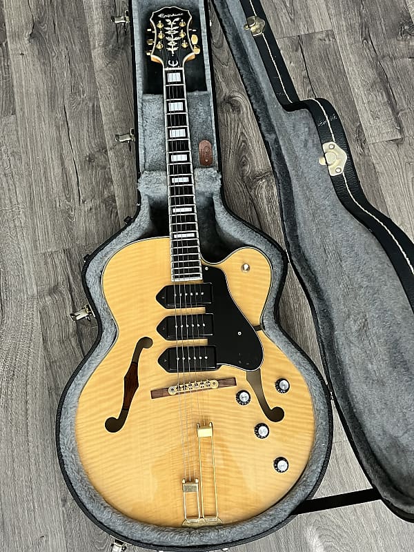 Epiphone Zephyr Blues Deluxe フルアコースティック - ギター