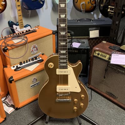 希少 Navigator ESP Les Paul Gold Top P90